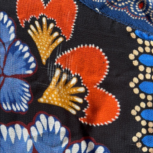 FARM Rio Maxi Dress - Multicolor blue and black M - Picture 12 of 13